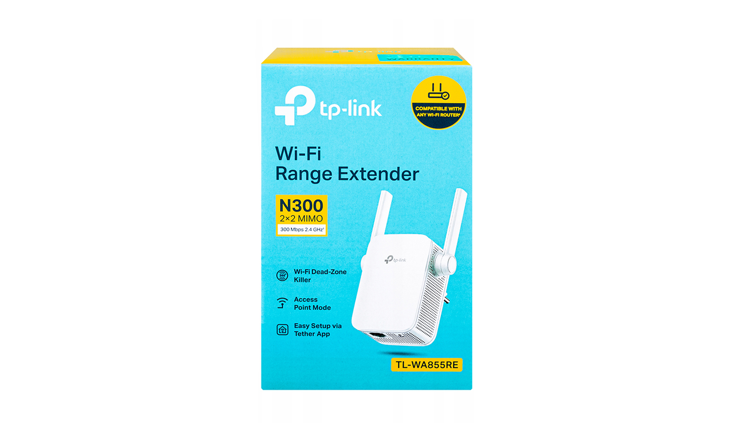 TP-Link (TL-WA855RE) 300Mbps Wi-Fi Range Extender – Hub Computers